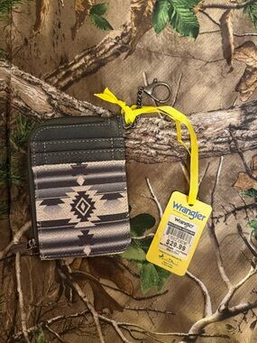 Wrangler Aztec Print Card Wallet
